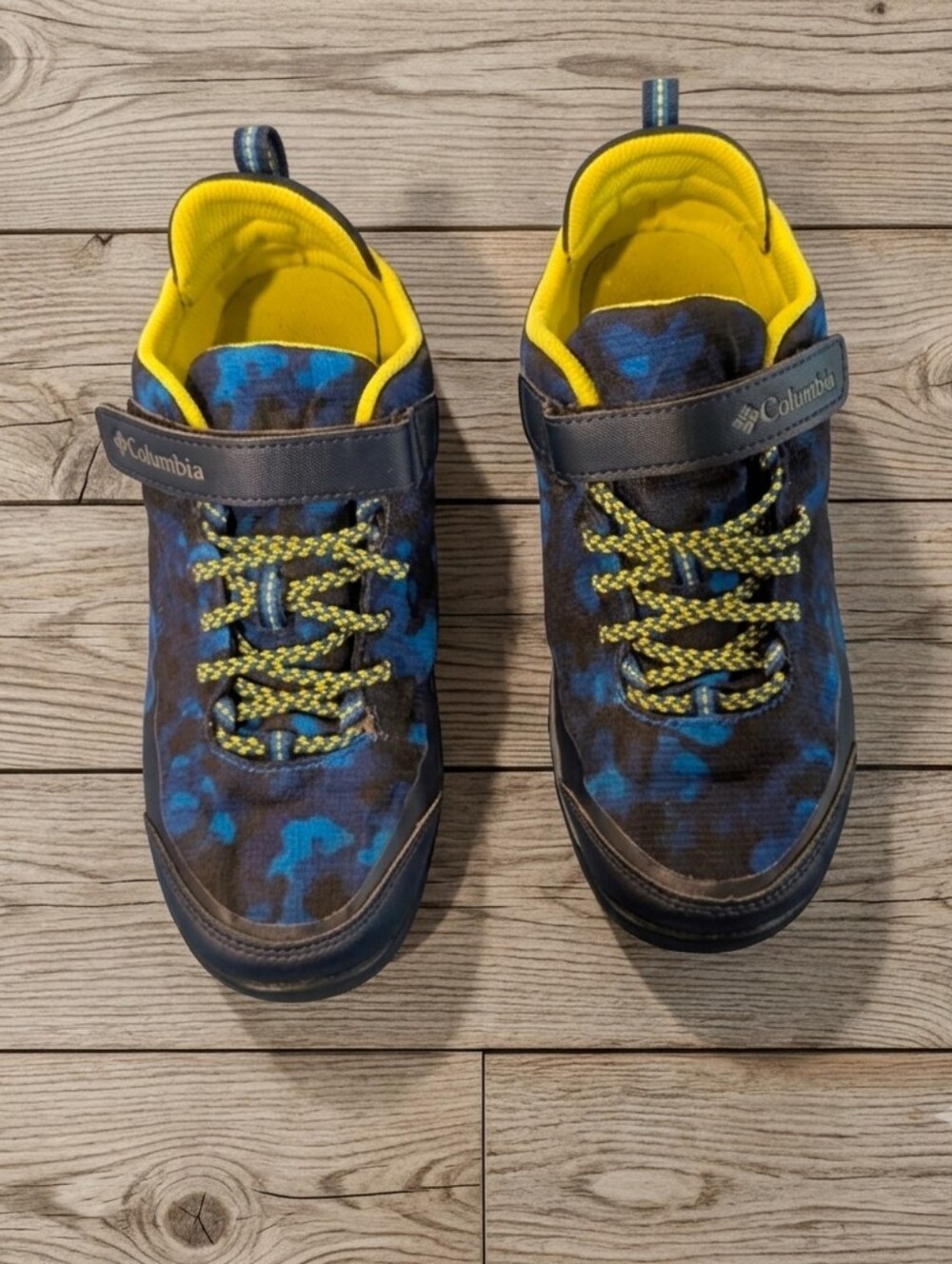 Columbia Kids' Blue and Yellow Shoes